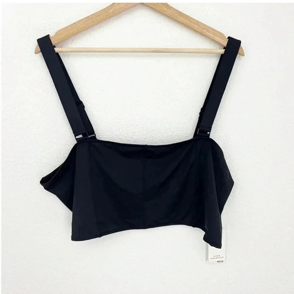 NWT Good American Black Contour Bikini Top, Size 5XL - Picture 2 of 10